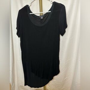 American Dream Long Black Blouse Size L